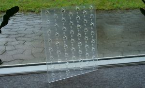 Fræsning af 8 mm hardcoated acryl